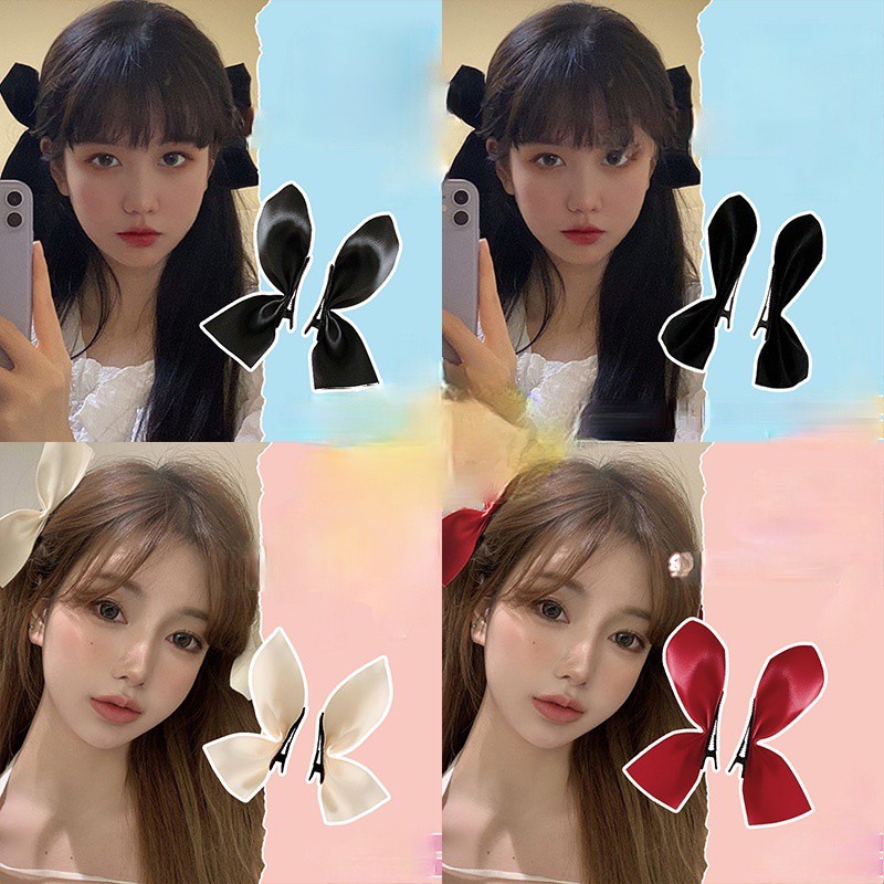 Kẹp tóc hình nơ thời trang mùa hè mới Nhật Bản 2021