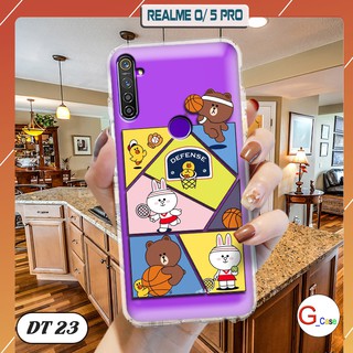 Ốp lưng REALME 5 PRO/ RREALME Q dẻo trong in hình