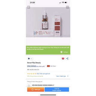 Serum Mộc Beauty Ngừa Mụn