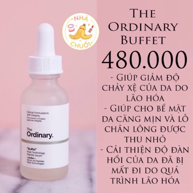 Serum chống lão hóa The Ordinary Buffet Multi-Technology Peptide Serum 30ml