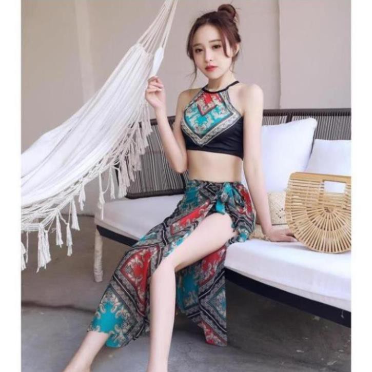 Bộ bikini nữ - Bộ đồ đi biển - Bộ đồ bơi nữ 3 chi tiết cực kì sang chảnh giadungthongminh.net | BigBuy360 - bigbuy360.vn