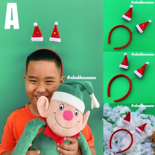Cài tóc Noel- Băng đô Giáng sinh- Bờm Noel HOẠT HÌNH