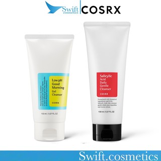 [Hàng Chính Hãng] Sữa Rửa Mặt Cosrx Salicylic Acid Daily Gentle / Low PH Good Morning Gel Cleanser 150ml