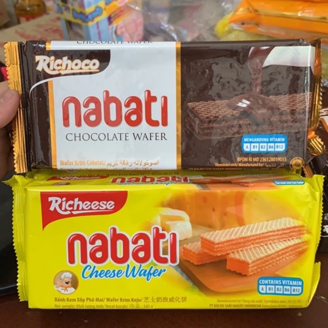 Bánh NaBaTi 130g các vị thương hiệu bánh hàng đầu Indonesia