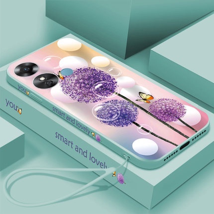 Ốp silicon HìNh Hoa Bồ Công Anh Và BướM Cho OPPO Reno8T reno 8T 8 Pro 8Z 5G