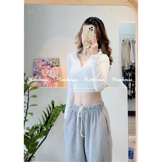 ÁO CROPTOP TAY DÀI