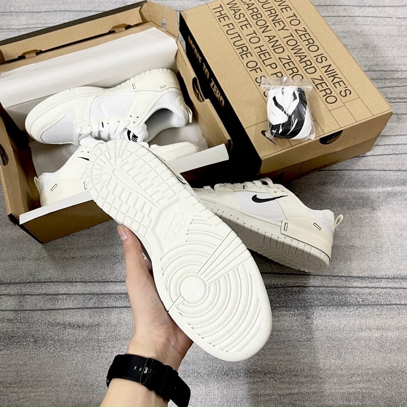 Giày thể thao Sneaker  sb dunk kem hồng,sB dunk hồng kem, SB Dunk Disrupt 2 Pale Ivory bản xịn chuẩn nhất