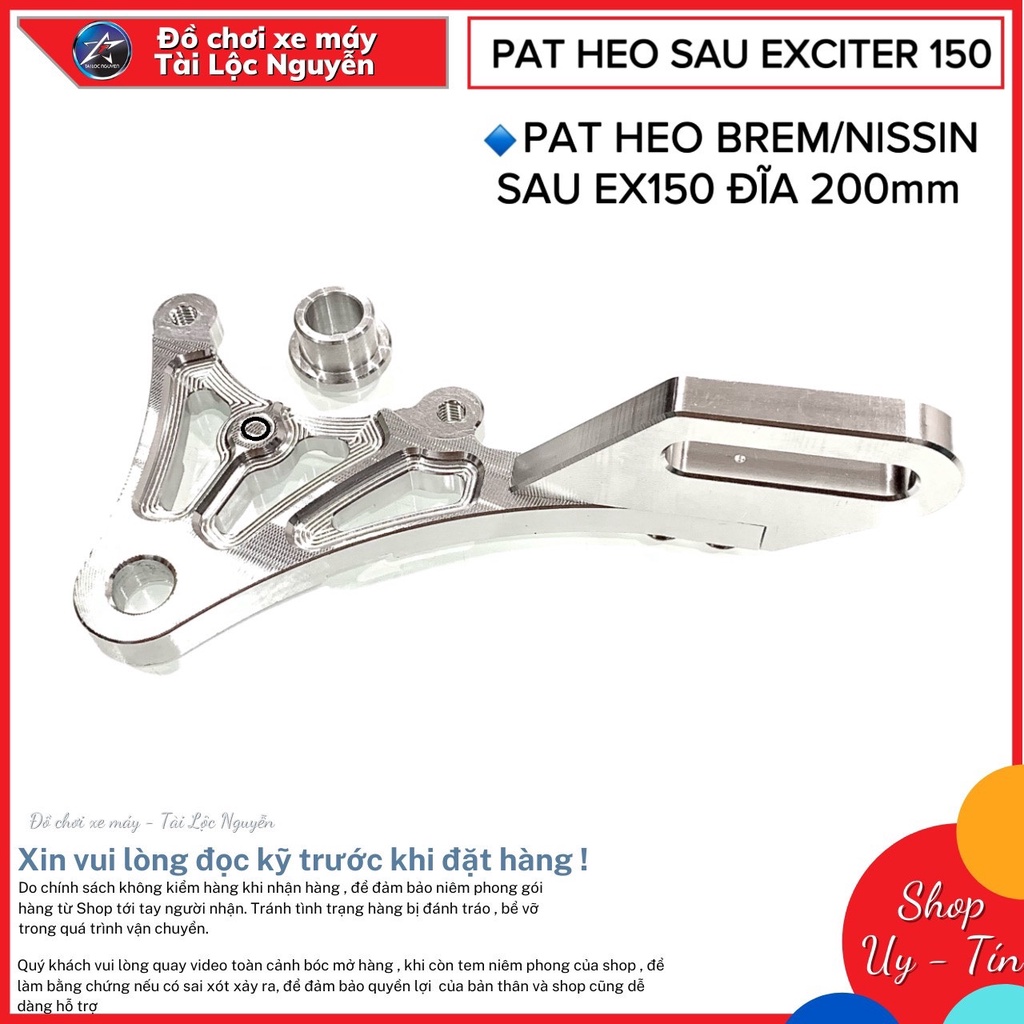 PAT HEO SAU 2 PIS ĐỐI XỨNG NẰM TRÊN/DƯỚI CHO HONDA WINNER/EXCITER 150