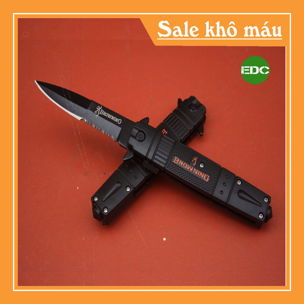 Dao Gấp Di Động Ngoài Trời BROWNING - Tiện Dụng cho dân đi phượt, cắm trại