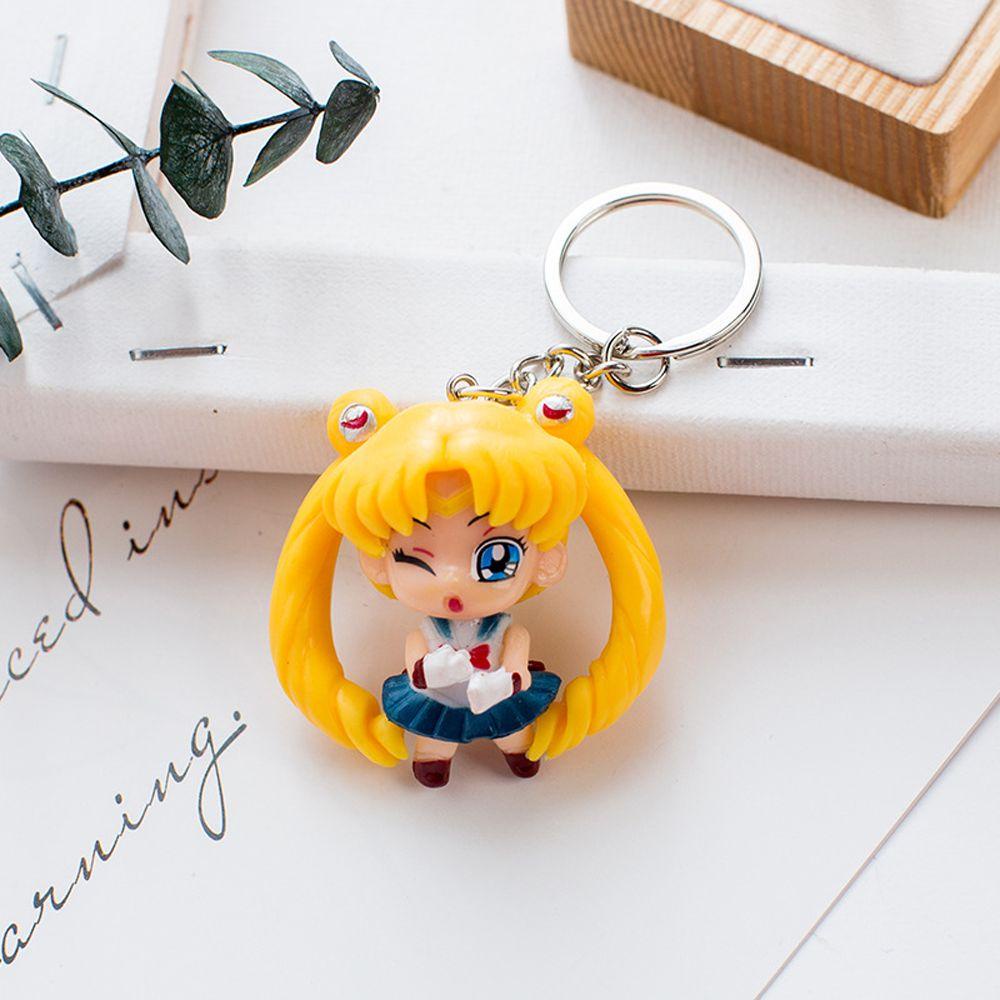 DARNELL Sailor Moon Móc Khóa Hình Thủy Thủ Mặt Trăng Xinh Xắn