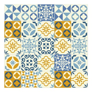 Sẵn Combo 50 miếng Decal gạch bông kt 15x15cm siêu hot