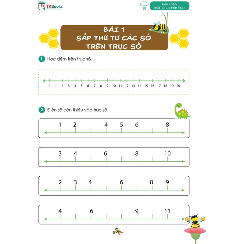 Sách - Ong Vàng Học Toán Dành Cho Trẻ 4-6 Tuổi - Tập 3
