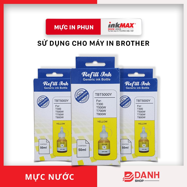 Mực nước/Mực in màu dùng cho máy in phun Brother