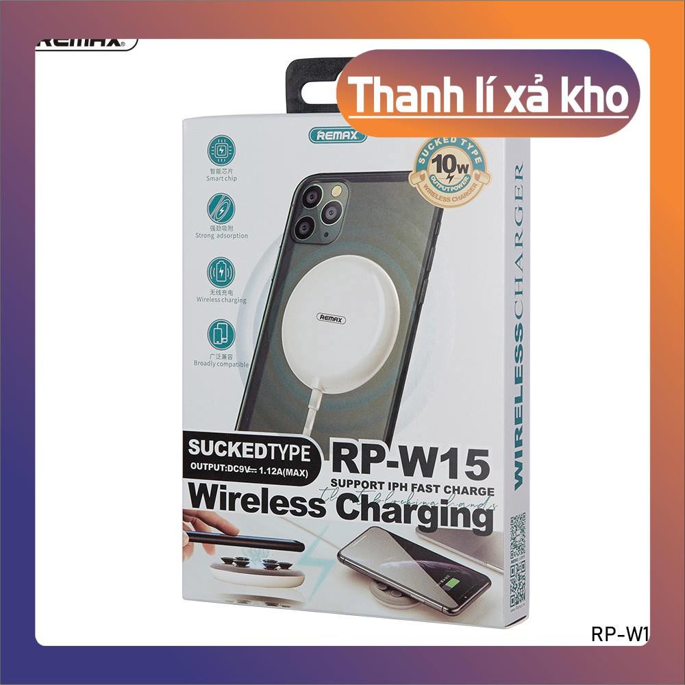 [K]Đế Sạc Nhanh Không Dây Remax Rp-W15( 10W) ^^