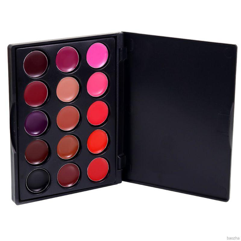 [Hàng mới về] Bảng màu son môi 15 phong cách dạng kem sử dụng đánh khối | BigBuy360 - bigbuy360.vn