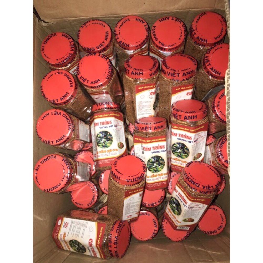 Cám chim chào mào Vương Việt Anh đóng hộp cao cấp 300g phân phối chính hãng bởi TD PET