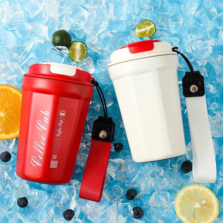 【COD】Cốc uống cà phê Coca ColaS bằng thép không gỉ 316 390ml tiện dụng cho học sinh Giữ Nhiệt Chống Rò Rỉ