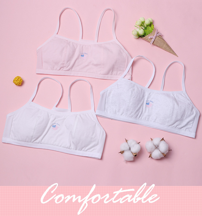 Bra / Áo Lá Nữ Sinh Cotton CUTE BEAR Xuất Đông Âu ( AL : 215 ) Hàng Loại Đẹp.