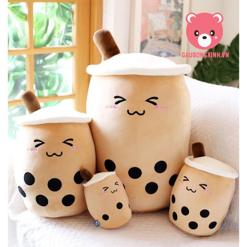 Gấu Bông Trà Sữa Trân Châu siêu Cute, Thú nhồi bông đáng yêu ly trà sữa Milk Tea, Quà tặng cao cấp gaubongxinh.vn