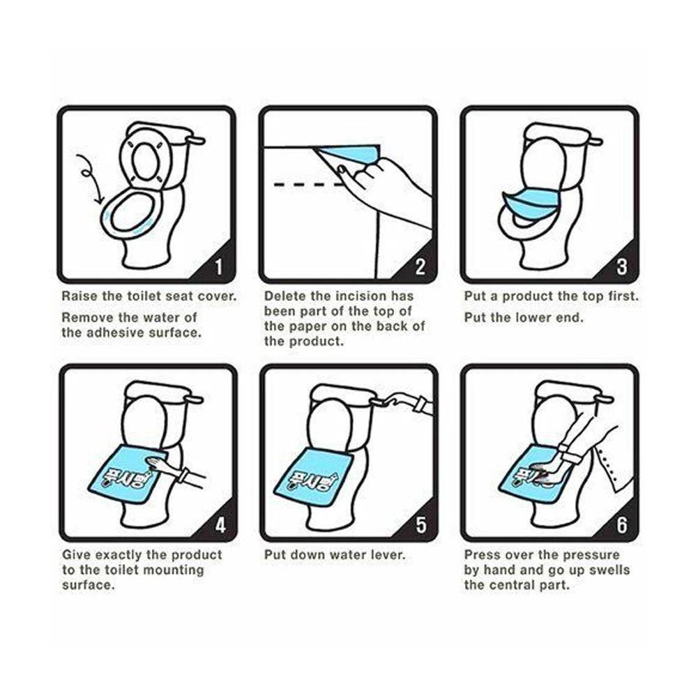 Miếng dán hỗ trợ thông bồn cầu hiệu quả dùng một lần K2X9 X1A5