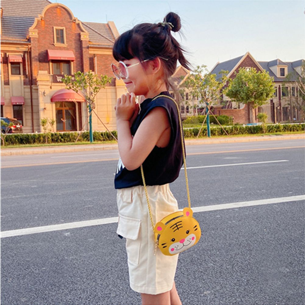 Túi đeo chéo hình động vật dễ thương nhiều màu sắc tuỳ chọn cho bé