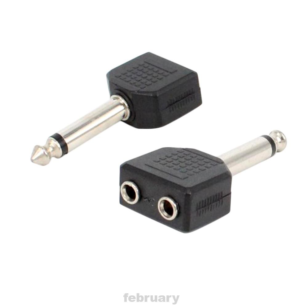 Set 2 Đầu Chuyển Đổi Âm Thanh 6.35mm Sang 3.5mm Chuyên Dụng | BigBuy360 - bigbuy360.vn