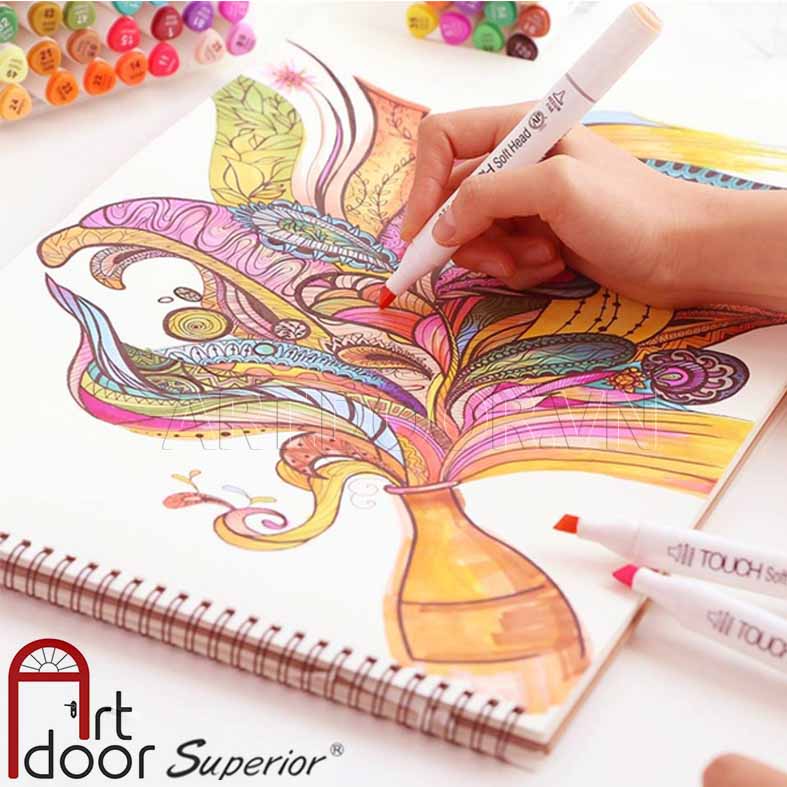 [ARTDOOR] Bút Marker TOUCH SOFT HEAD (từ 1~59)