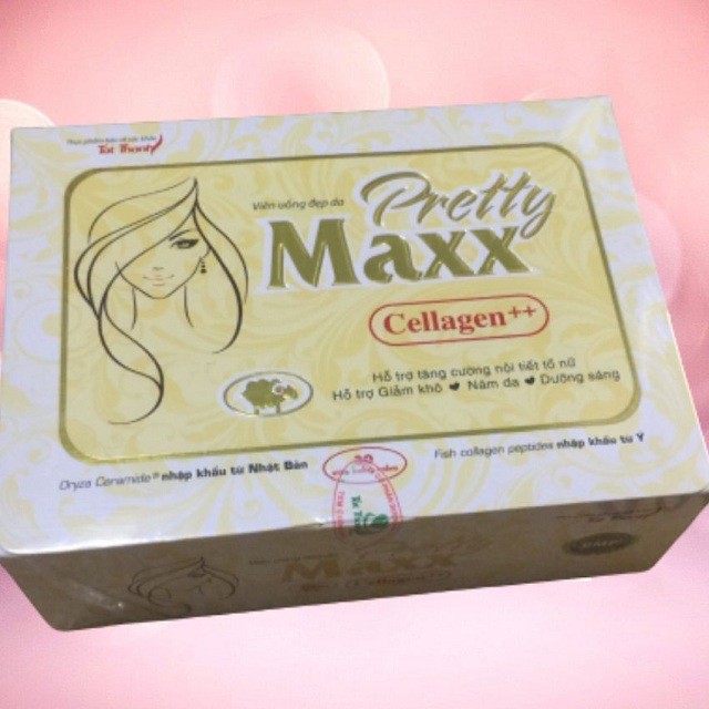 Viên Uống Đẹp Da Pretty Maxx Cellagen++, Dưỡng Mịn Màng, Đẹp Kiêu Sa [chính hãng] | BigBuy360 - bigbuy360.vn