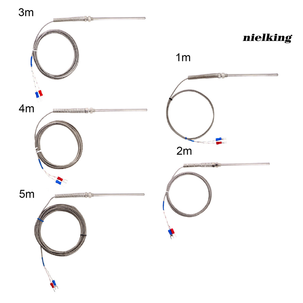 Dây Dò Cảm Biến Nhiệt Độ M8 100mm 1 / 2 / 3 / 4 / 5m