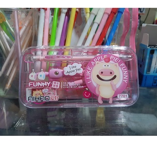 Bộ compa, eke học sinh (8 món) Aihao 7701