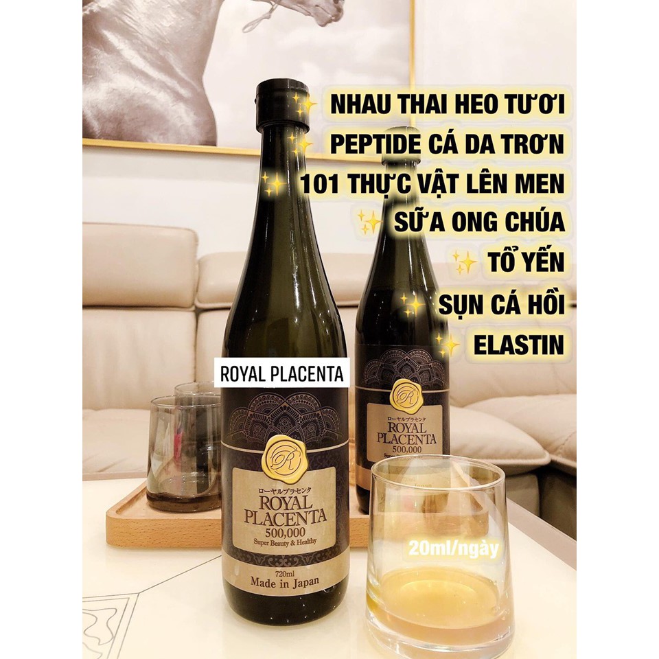 Nước nhau thai ROYAL PLACENTA 500000mg Nhật bản 720ml | BigBuy360 - bigbuy360.vn