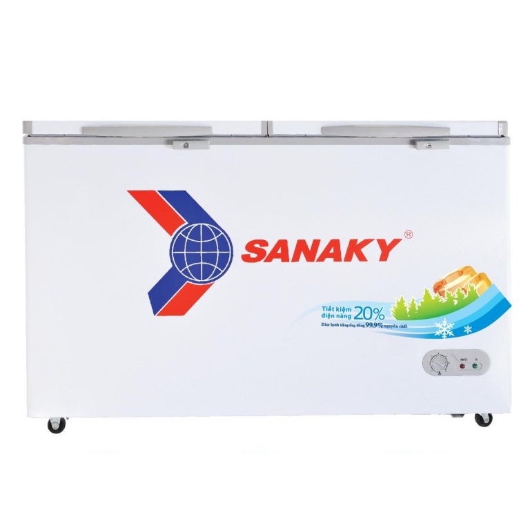 Tủ đông SANAKY 270 lít VH-3699A1 - 1 NGĂN ĐÔNG 2 CÁNH, DÀN LẠNH ĐỒNG, MIỄN PHÍ GIAO HÀNG HCM.