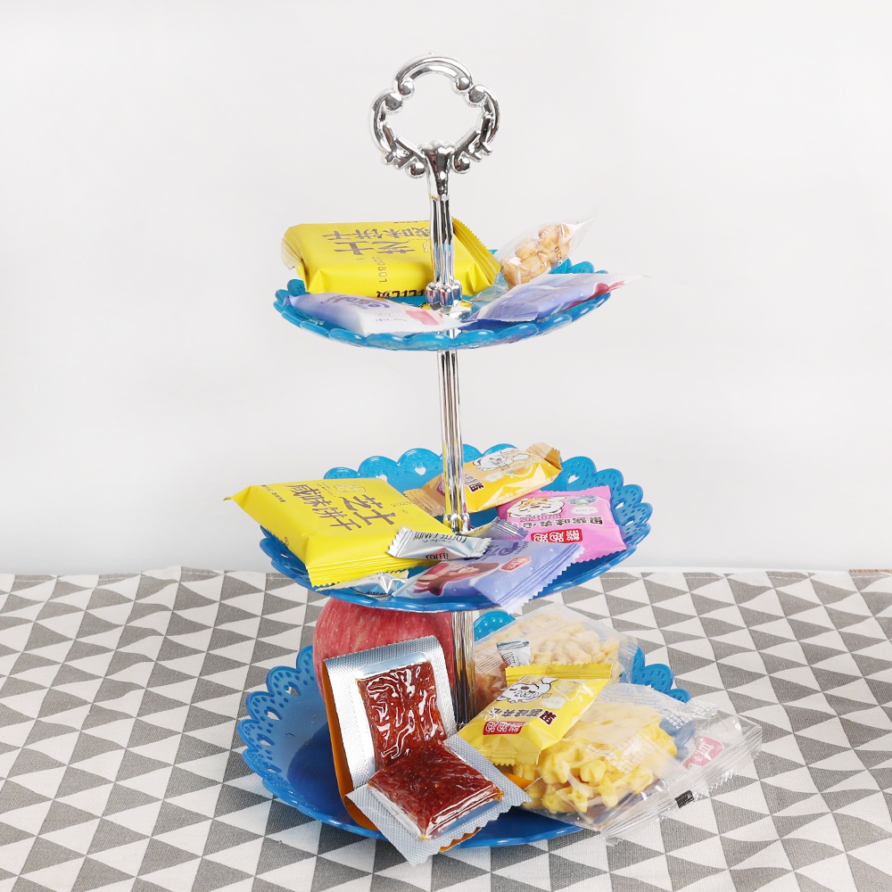 Giá đỡ trưng bày bánh kem bằng nhựa phong cách châu Âu