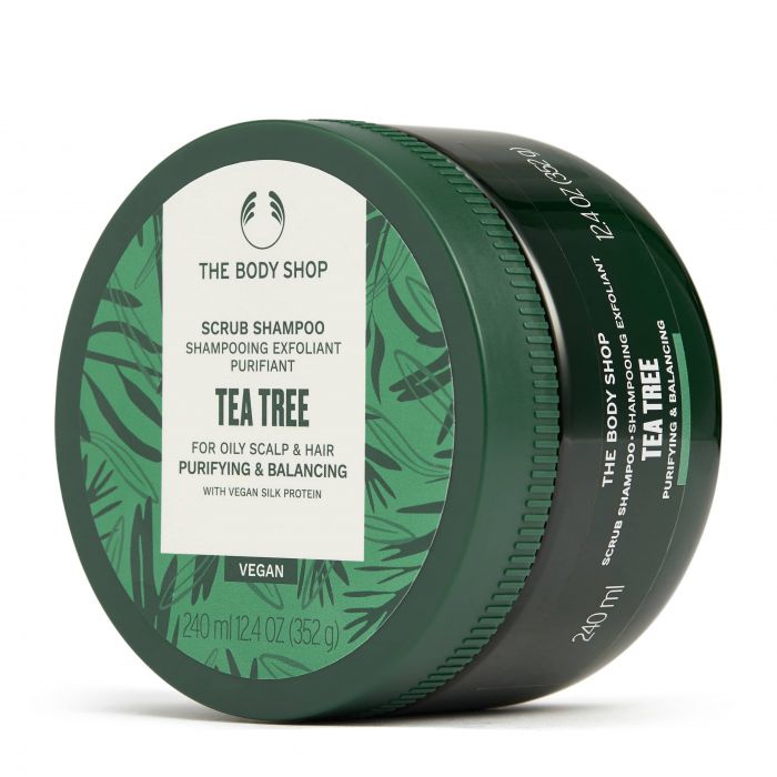 Dầu gội Tẩy tế bào chết da đầu The Body Shop Tea Tree Hair scrub