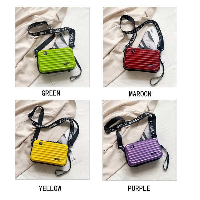 Túi đeo chéo nữ BB hình chiếc vali mini nhỏ xinh độc đáo
