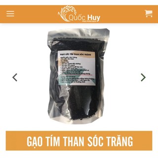 gạo tím than sóc trăng( 1 túi 1kg)