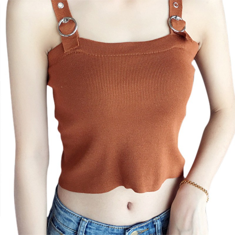 Áo 2 Dây Thun Gân Thời Trang Nữ Tính