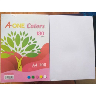 Giấy bìa màu cứng A4 180gsm ( màu trắng ) . Do VPP Hiếu Cường cung cấp