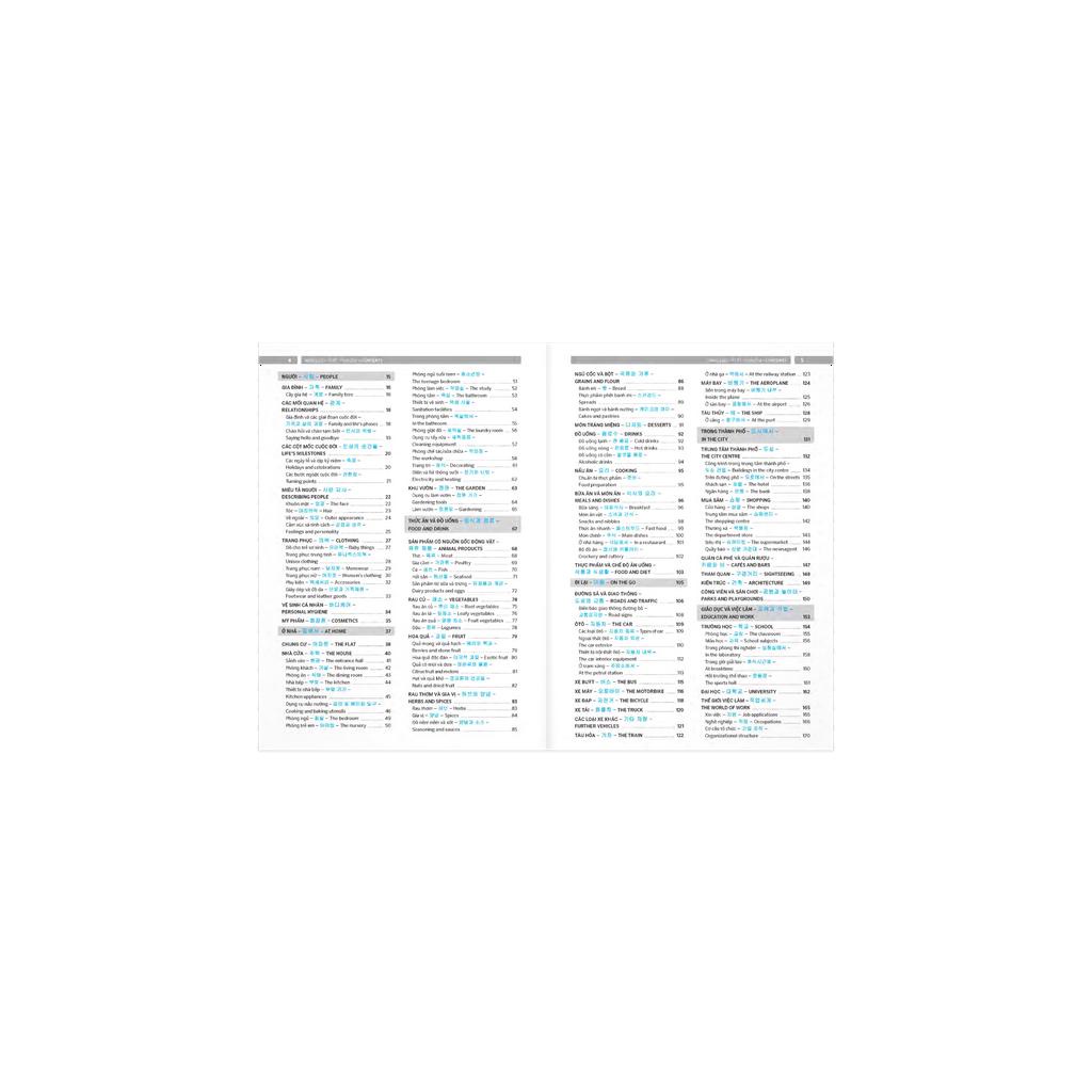 Sách Pons General Reference - Trilingual Visual Dictionary Vietnamese - Korean - English