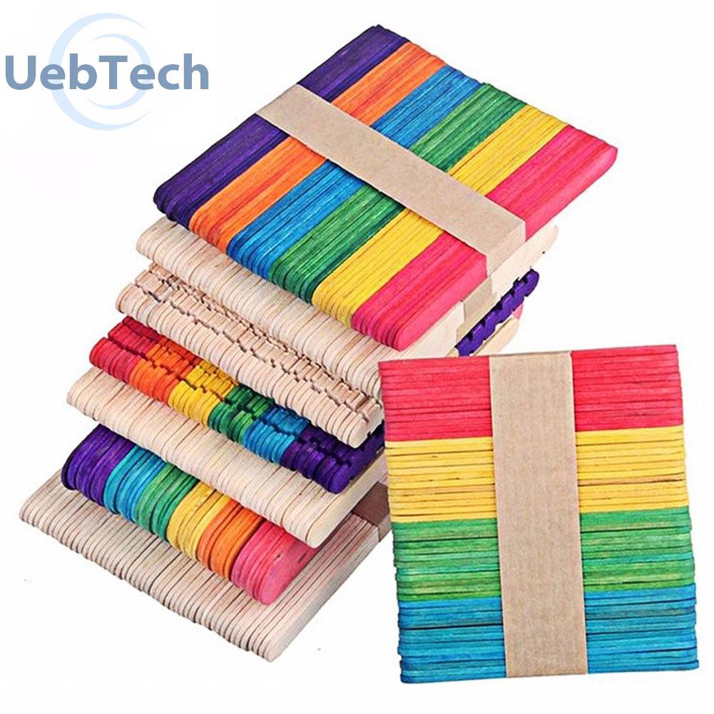 Set 50 Que Kem Bằng Gỗ Dùng Để Làm Kem Handmade