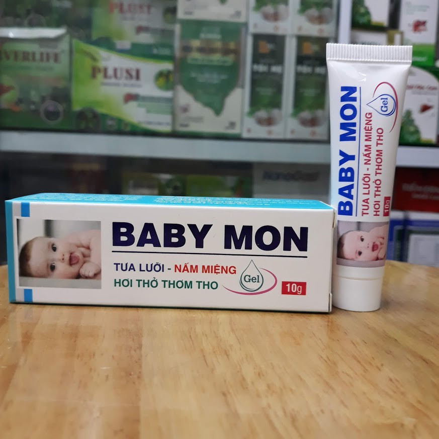 Baby Mon tưa lưỡi nấm miệng tuýp 10g