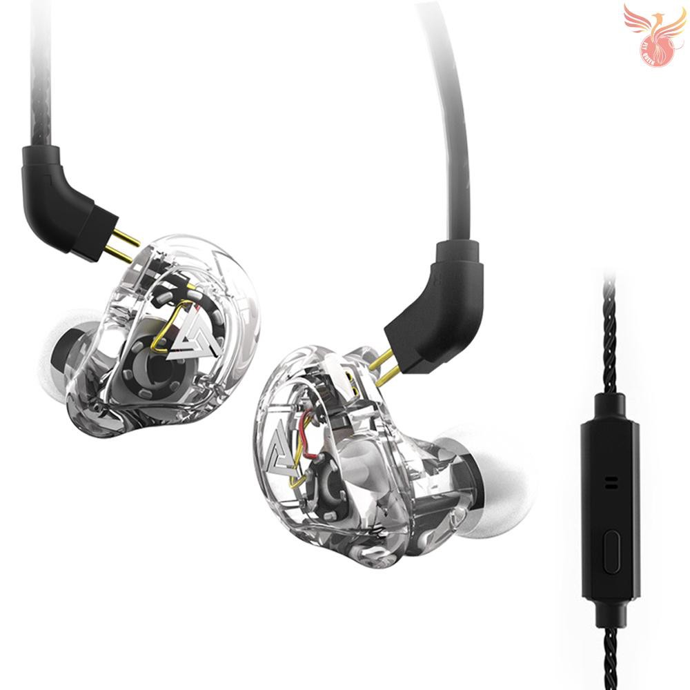 Tai Nghe Nhét Tai Qkz Vk1 3.5mm 4dd Có Thể Tháo Rời