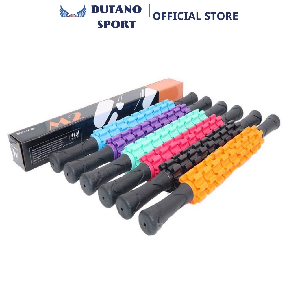 Gậy Lăn Massage Dãn Cơ DUTANO, Con Lăn 9 Răng Dãn Cơ Bắp Roller Stick