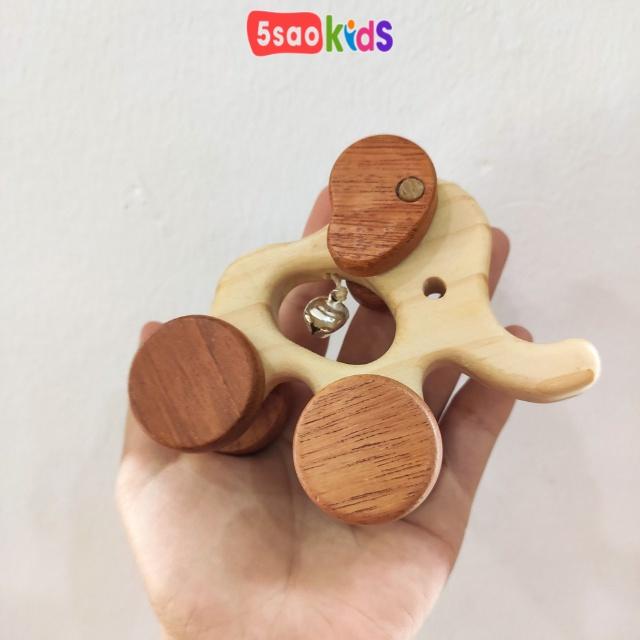 Bộ xúc xắc cầm tay bằng gỗ cho bé