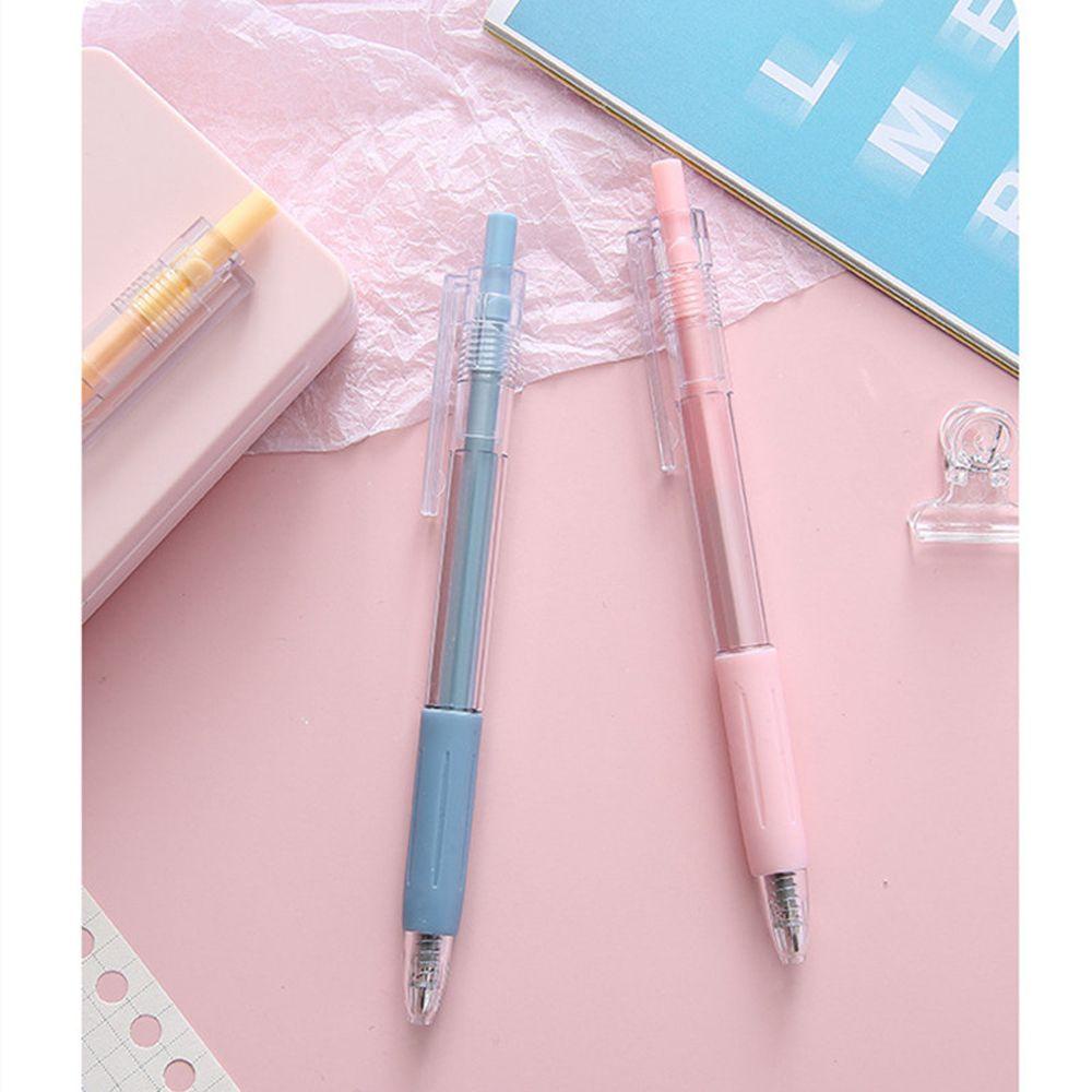 Bút Mực Gel Dạng Nhấn Mực Đen Có Thể Thu Gọn Cho Học Sinh / Văn Phòng