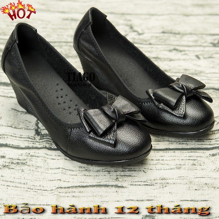 GIÀY NỮ ĐẾ XUỒNG 6CM BẢO HÀNH 12 THÁNG