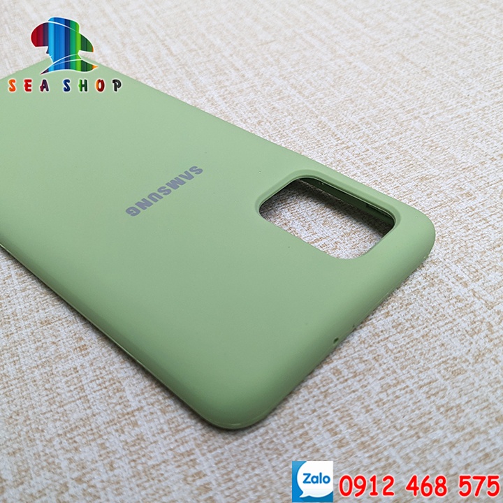 Ốp lưng chống bẩn Samsung Galaxy A51 SM-A515 - Nhựa dẻo - Bên trong có lớp nhung bảo vệ -Kính cường lực full màn 9D