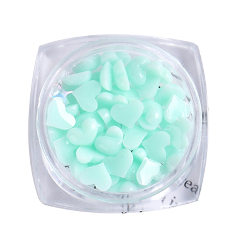 [Hàng mới về] Hạt cườm hình trái tim đính trang trí móng tay