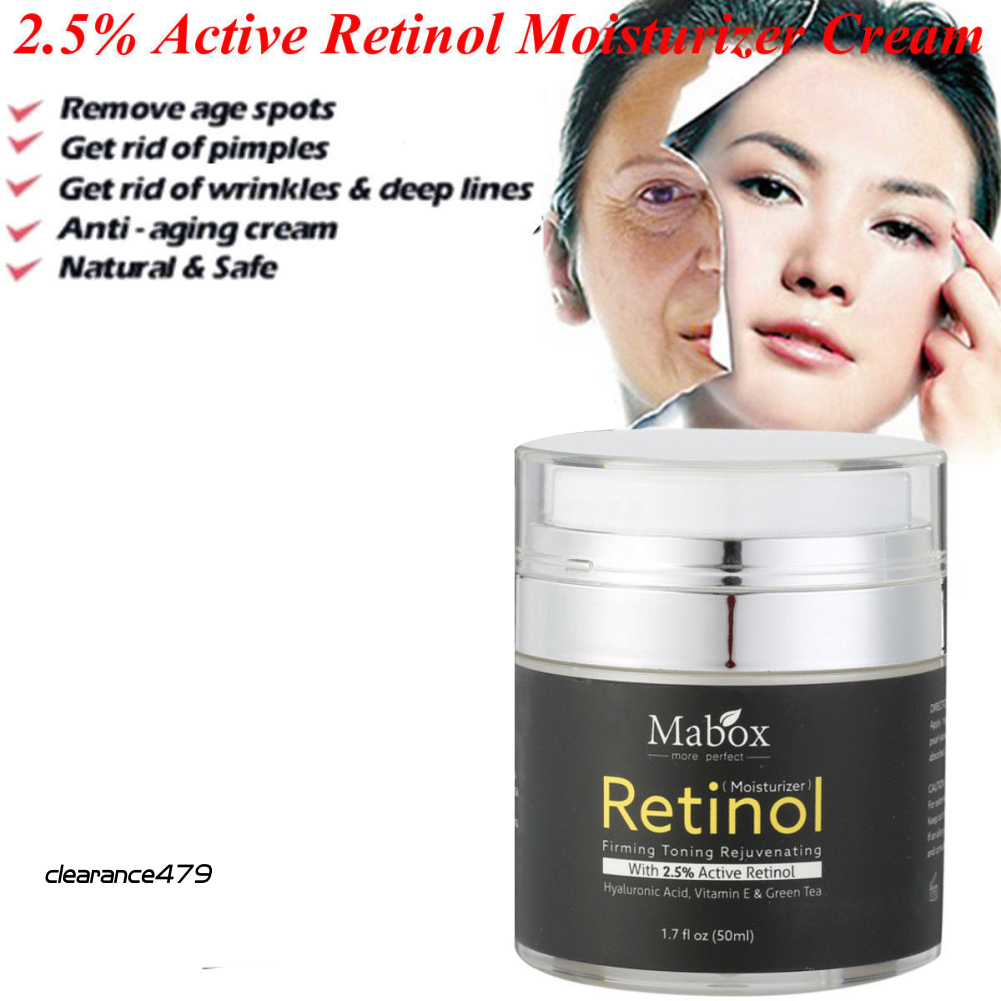 (Hàng Mới Về) Kem Dưỡng Ẩm Retinol 479 Retinol Hyaluronic Acid Vitamin E Chống Lão Hóa