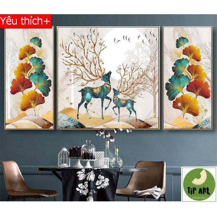 Tranh tráng gương 🍁Free Ship🍁 tranh pha lê - tranh treo tường phòng khách, tranh treo tường phòng ngủ, tranh decor